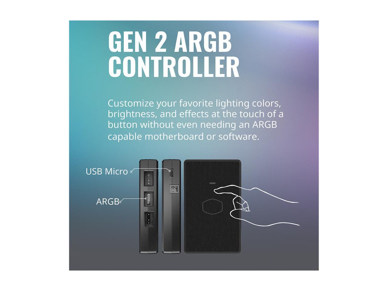 Coolermaster Masterliquid Ml360 Illusion, Translucent Dome, 3Rd Gen Dual Chamber Pump, 240 Radiator,