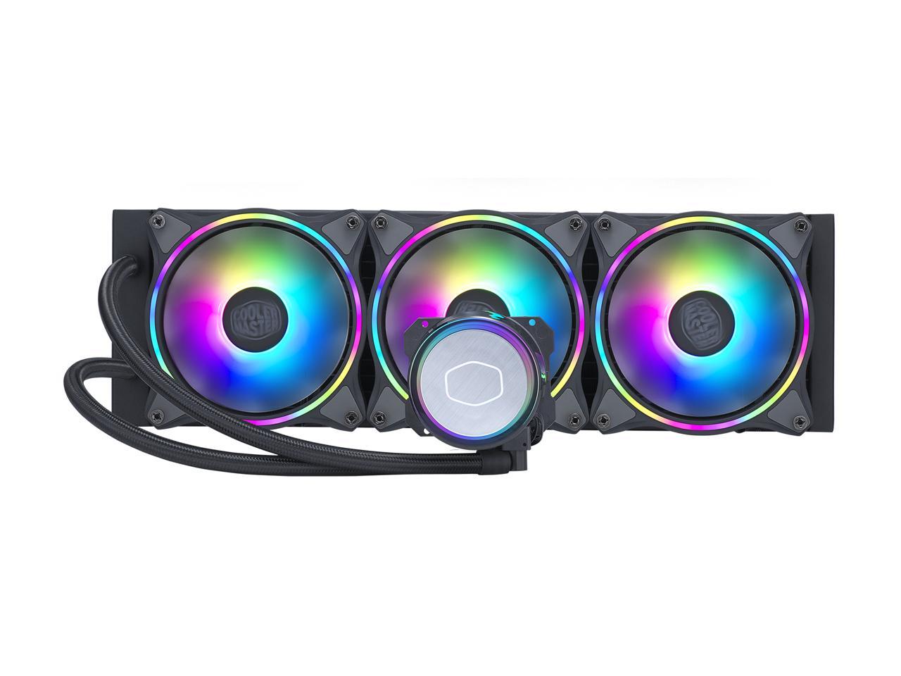 Coolermaster Masterliquid Ml360 Illusion, Translucent Dome, 3Rd Gen Dual Chamber Pump, 240 Radiator,