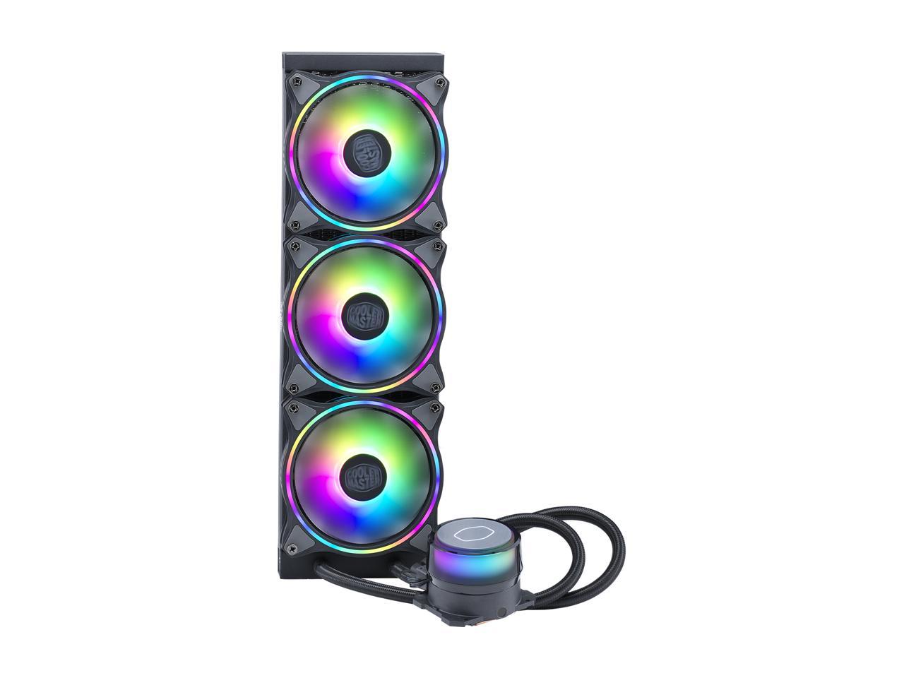 Coolermaster Masterliquid Ml360 Illusion, Translucent Dome, 3Rd Gen Dual Chamber Pump, 240 Radiator,