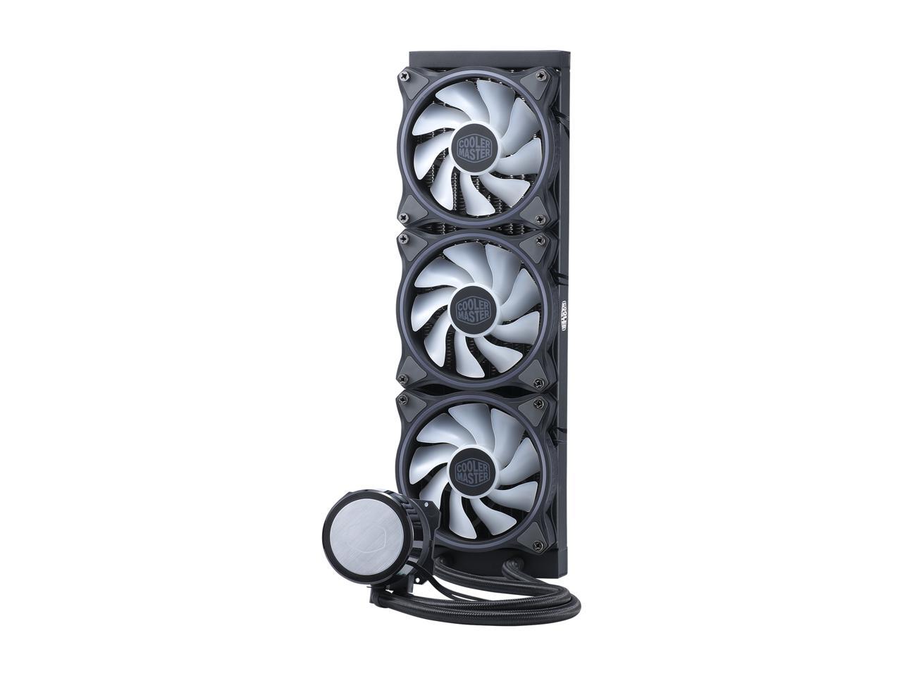 Coolermaster Masterliquid Ml360 Illusion, Translucent Dome, 3Rd Gen Dual Chamber Pump, 240 Radiator,