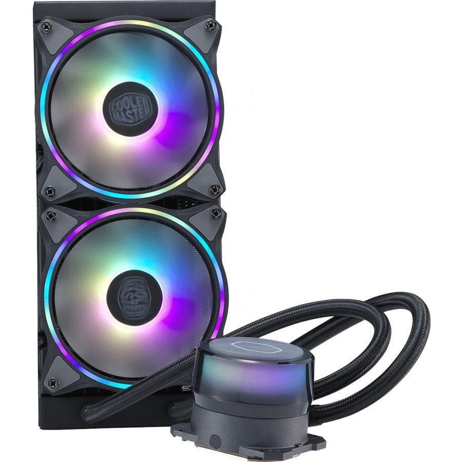 Coolermaster Masterliquid Ml240 Illusion, Translucent Dome, 3Rd Gen Dual Chamber Pump, 240 Radiator, Mlx-D24M-A18P2-R1