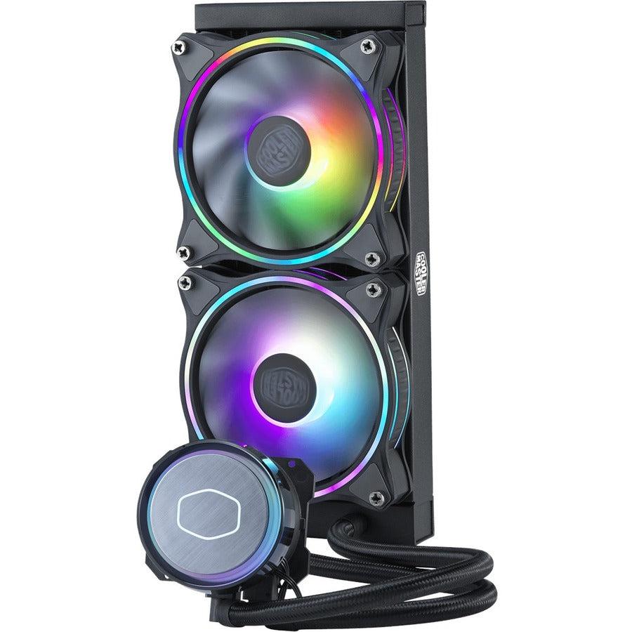 Coolermaster Masterliquid Ml240 Illusion, Translucent Dome, 3Rd Gen Dual Chamber Pump, 240 Radiator, Mlx-D24M-A18P2-R1