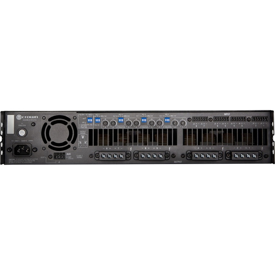 Crown DriveCore Install 8|300 Amplifier - 8 Channel - Black DCI8X300N-U-USFX