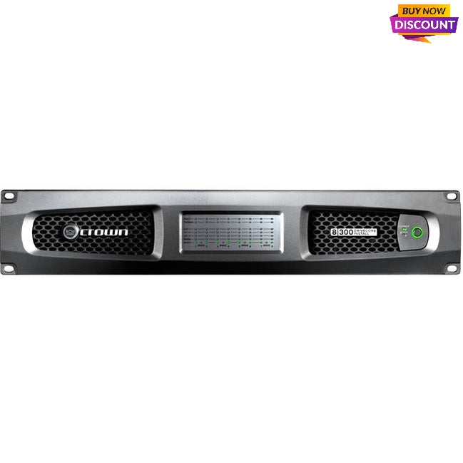Crown DriveCore Install 8|300 Amplifier - 8 Channel - Black DCI8X300N-U-USFX
