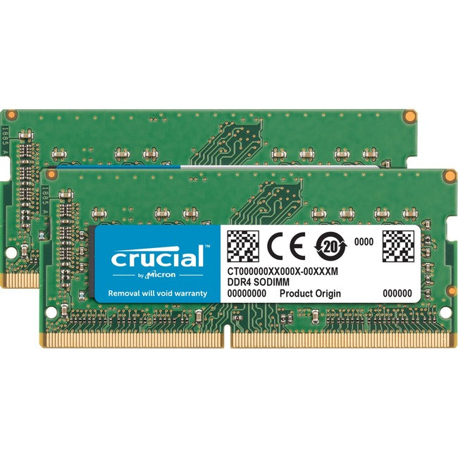 Crucial 16GB (2 x 8 GB) DDR4 SDRAM Memory Kit CT2K8G4S24AM