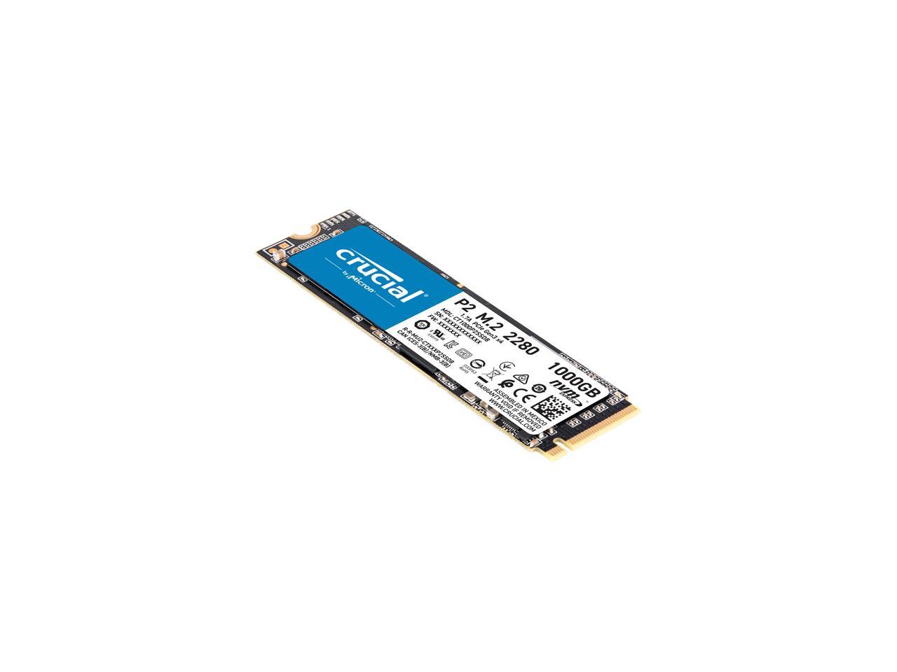 Crucial P2 1Tb 3D Nand Nvme Pcie M.2 Ssd Up To 2400 Mb/S - Ct1000P2Ssd8