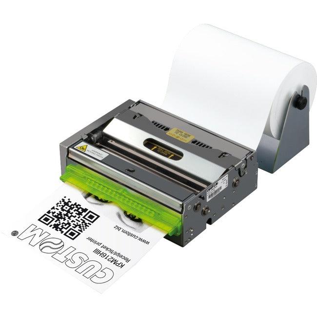 Custom KPM216HIII ETH Direct Thermal Printer - Monochrome - Ticket Print - USB - Serial 915AS050100700