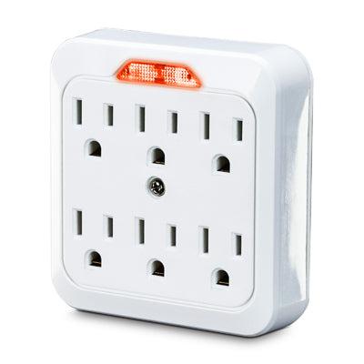 Cyberpower Gt600L Power Plug Adapter Nema 5-15P Nema 5-15R White