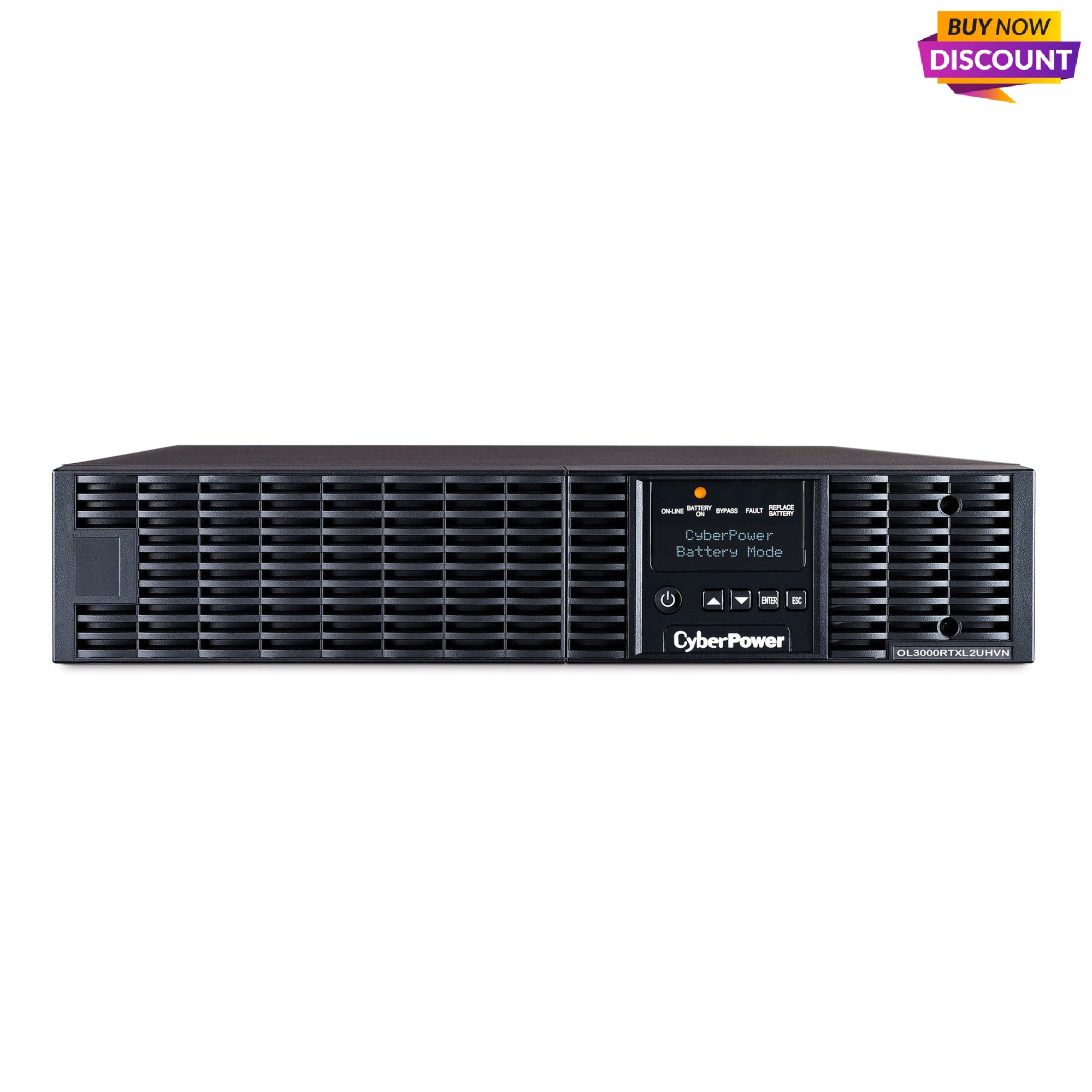 Cyberpower Ol3000Rtxl2Uhvn Uninterruptible Power Supply (Ups) Double-Conversion (Online) 3 Kva 2700 W 3 Ac Outlet(S)
