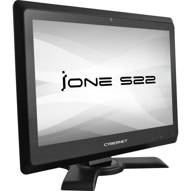 Cybernet iOne S S22 All-in-One Computer - Intel Core i5 6th Gen i5-6200U - 8 GB - 128 GB SSD - 21.5 Full HD Touchscreen - Desktop - Black" IONE-S22