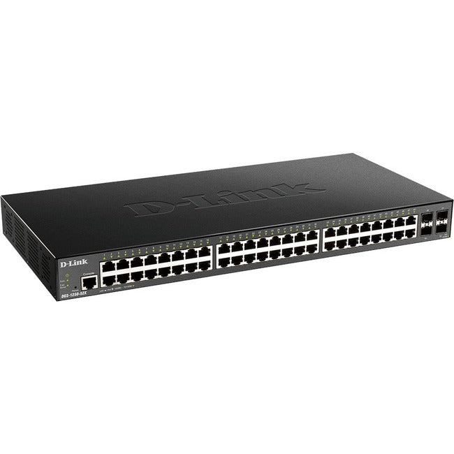 D-Link DGS-1250-52X 52-Port 10-Gigabit Smart Managed Switch - Lite L3 Static Routing | D-LINK DGS-1250-52X-6KV