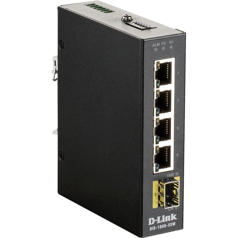 D-Link DIS-100G-5SW Industrial Gigabit Unmanaged Switch with SFP Slot