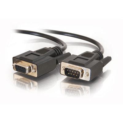 DB9 Serial Cable - 3ft RS232 Extension Male to Female Black | C2G 25213