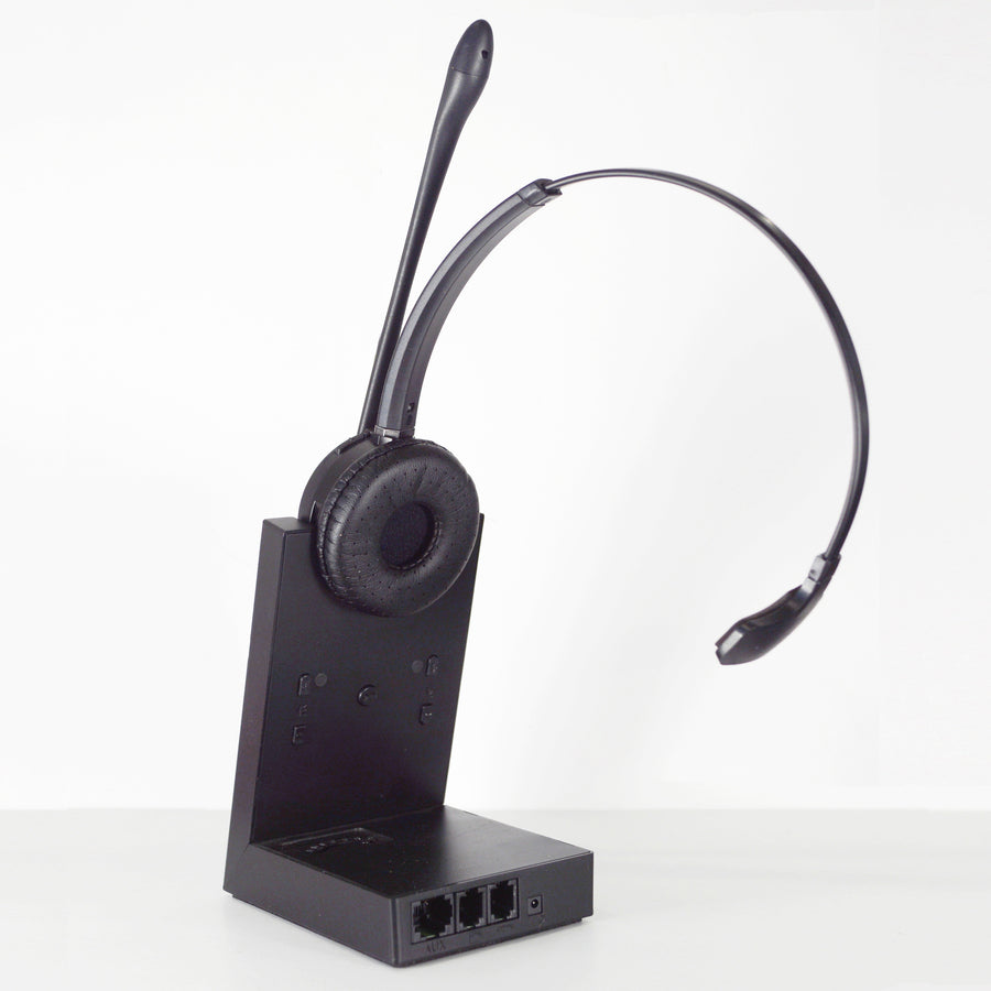 DECT Wireless Headset - ZūM Maestro Monaural 350 Feet Range | Tecisoft HS-2018