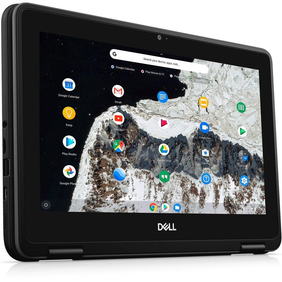 Dell Chromebook 3100 2-In-1 29.5 Cm (11.6") Touchscreen Hd Intel® Celeron® N 4 Gb Lpddr4-Sdram 64 Gb Emmc Wi-Fi 5 (802.11Ac) Chrome Os Black, Grey