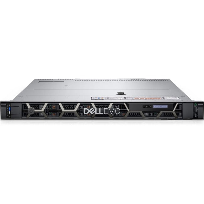 Dell EMC PowerEdge R450 2U Rack-mountable Server - 1 x Intel Xeon Silver 4310 2.10 GHz - 16 GB RAM - 480 GB SSD - (1 x 480GB) SSD Configuration - Serial ATA/600, 12Gb/s SAS Controller 9C5T8