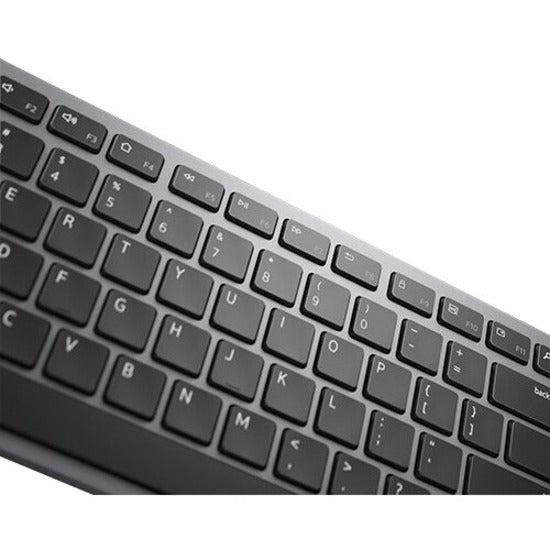 Dell Km7321W Keyboard Rf Wireless + Bluetooth Us English Grey, Titanium