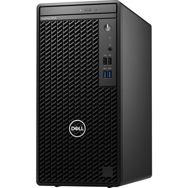 Dell OptiPlex 3000 Desktop Computer - Intel Core i5 12th Gen i5-12500 - 16 GB - 512 GB SSD - Tower - Black 161DC