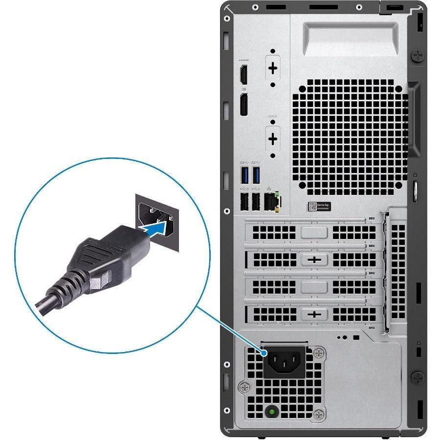 Dell OptiPlex 3000 Desktop Computer - Intel Core i5 12th Gen i5-12500 - 8 GB - 256 GB SSD - Tower - Black W0G8D