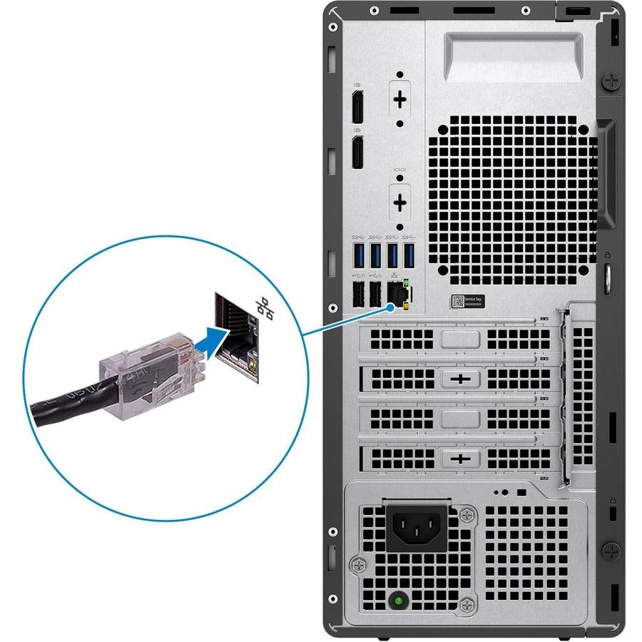 Dell OptiPlex 5000 Desktop Computer - Intel Core i7 12th Gen i7-12700 - vPro Technology - 16 GB - 512 GB SSD - Tower - Black V62CY