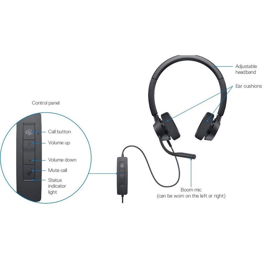Dell Pro Stereo Headset - Wh3022