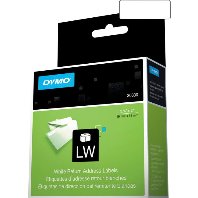 Dymo Lw Return Address Labels 3/4" X 2"