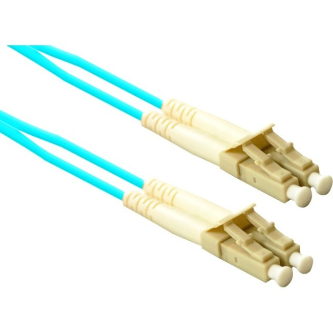 ENET 100FT LC/LC Duplex Multimode 50/125 10Gb OM3 or Better Aqua Fiber Patch Cable 100 foot LC-LC Individually Tested LC2-10G-100F-ENC