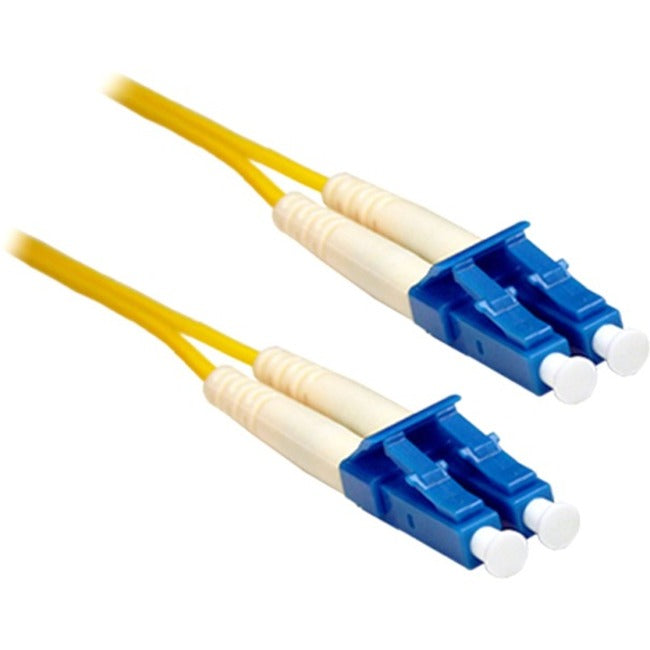 ENET 3M LC/LC Duplex Single-mode 9/125 OS1 or Better Yellow Fiber Patch Cable 3 meter LC-LC Individually Tested LC2-SM-3M-ENC