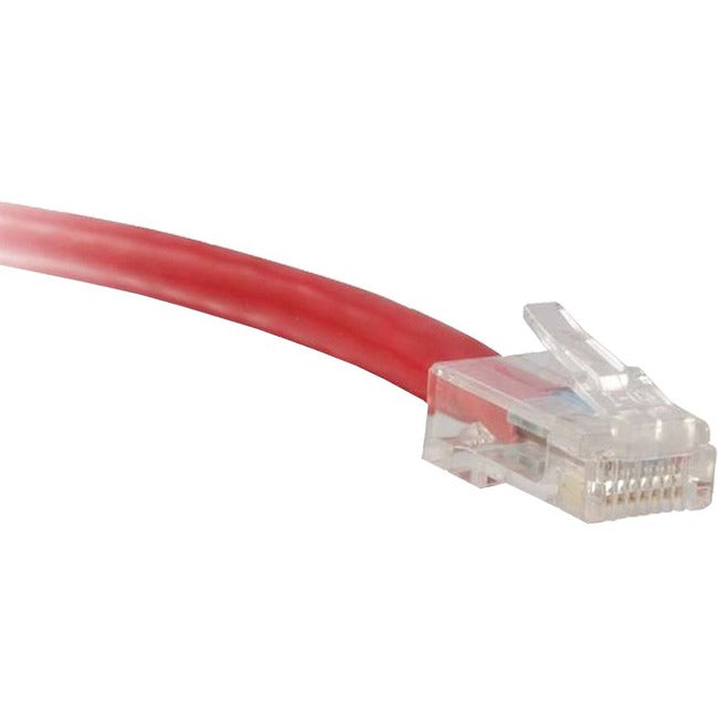 ENET Cat6 Red 6 Foot Non-Booted (No Boot) (UTP) High-Quality Network Patch Cable RJ45 to RJ45 - 6Ft C6-RD-NB-6-ENC