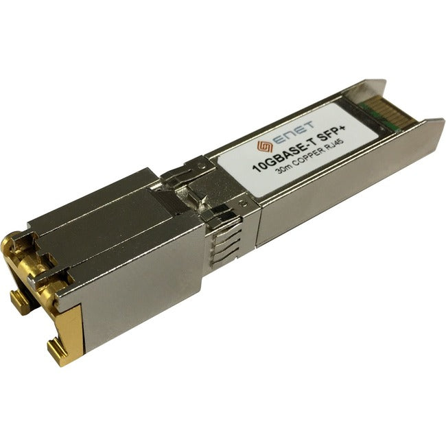 ENET Cisco Compatible SFP-10G-T TAA Compliant Functionally Identical 10GBASE-T Copper SFP+ for Cat6A/Cat7 RJ-45 30m Max SFP-10G-T-ENC