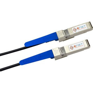 ENET NetApp to Zyxel Compatible TAA Compliant Functionally Identical 10GBASE-CU SFP+ Direct-Attach Cable (DAC) Passive 1m SFC2-NAZY-1M-ENC
