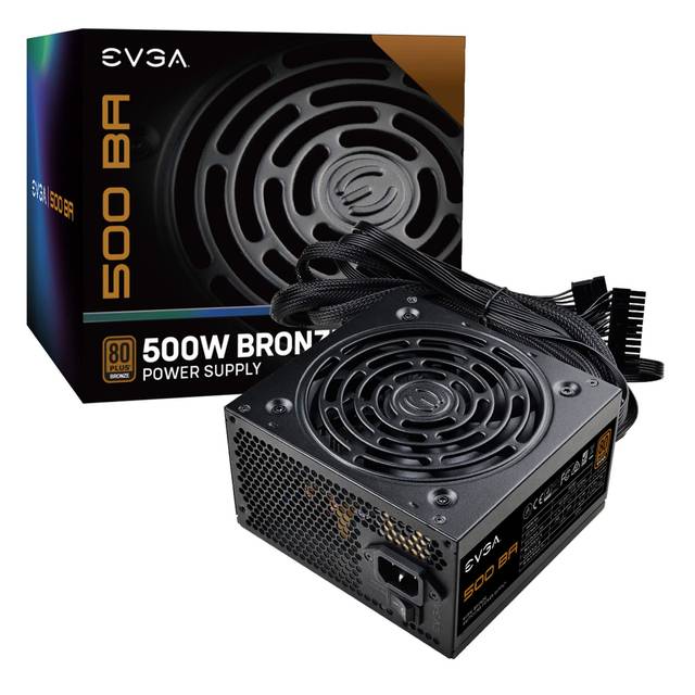 Evga 100-Ba-0500-K1 500 Ba, 80+ Bronze 500W, 3 Year Warranty, Power Supply