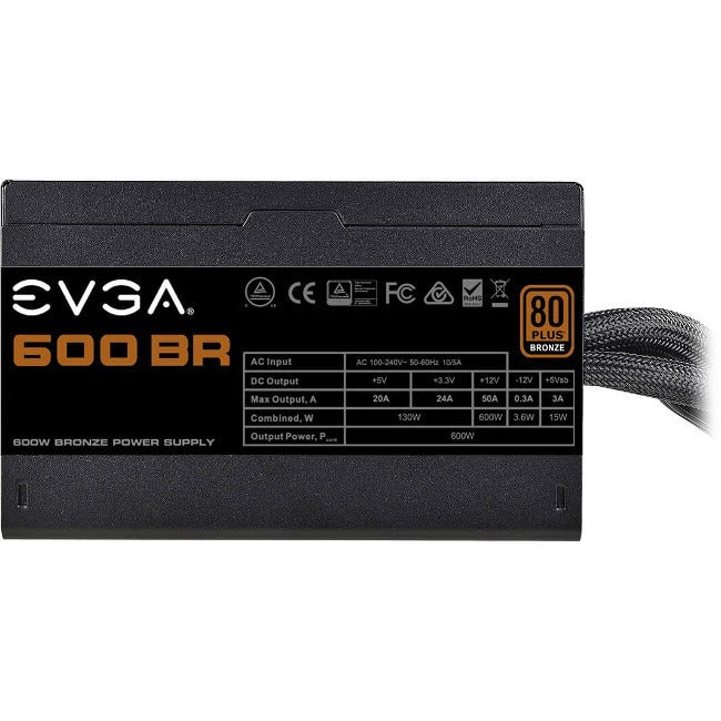 EVGA 600BR Power Supply 100-BR-0600-K1