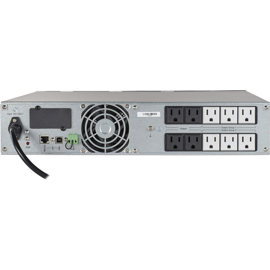 Eaton 5P 750VA 600W 120V Line-Interactive UPS, 5-15P, 10x 5-15R Outlets, 16-Inch Depth, True Sine Wave, Cybersecure Network Card Option, 2U - Battery Backup 5P750RC