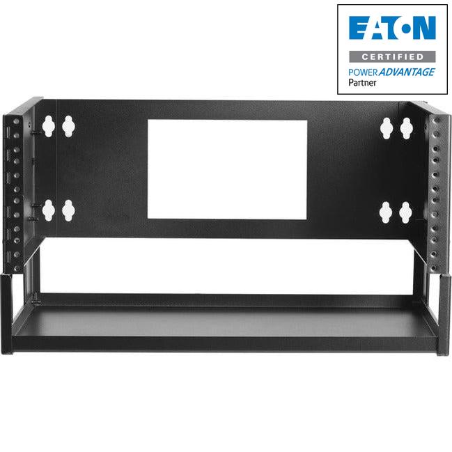 Eaton Tripp Lite Series 4U Wall-Mount Bracket with Shelf for Small Switches and Patch Panels, Hinged SRWO4UBRKTSHELF