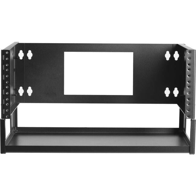 Eaton Tripp Lite Series 4U Wall-Mount Bracket with Shelf for Small Switches and Patch Panels, Hinged SRWO4UBRKTSHELF