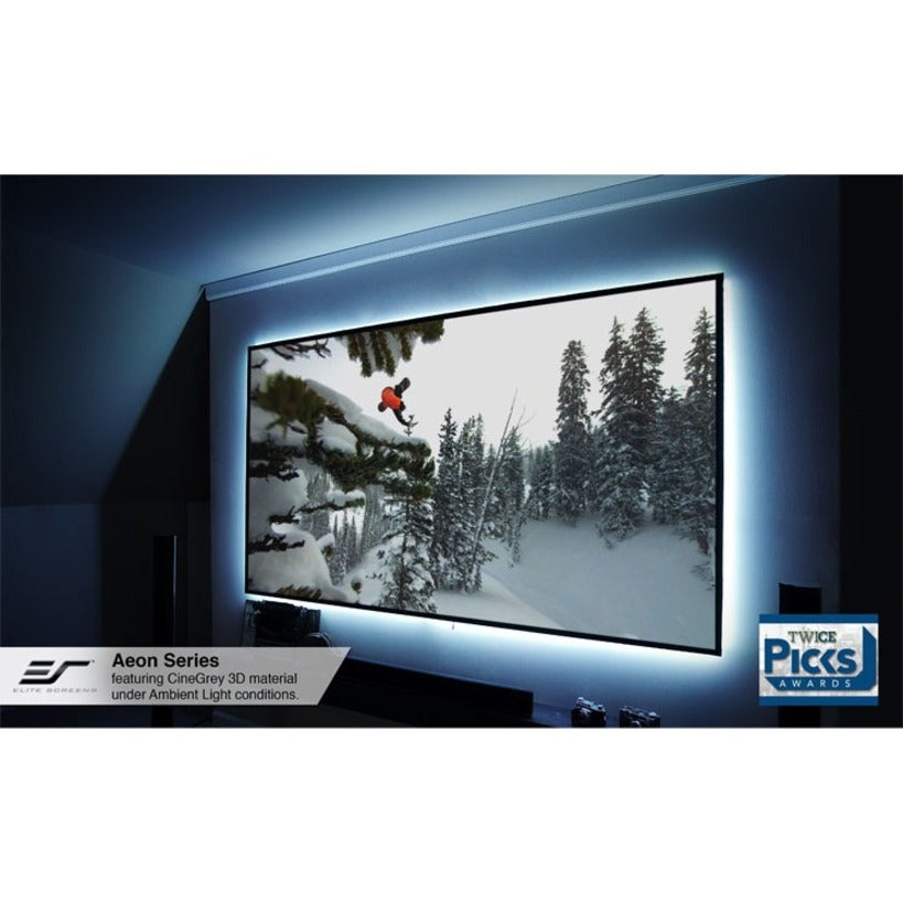 Elite Screens Aeon AR165WH2 165 Fixed Frame Projection Screen"