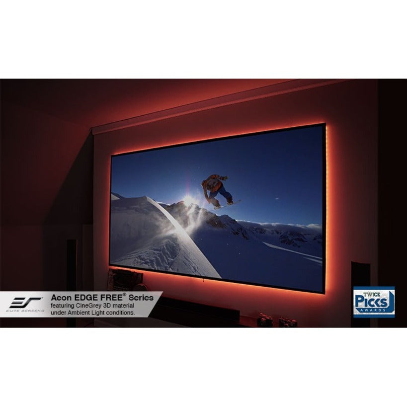 Elite Screens Aeon AR165WH2 165 Fixed Frame Projection Screen"