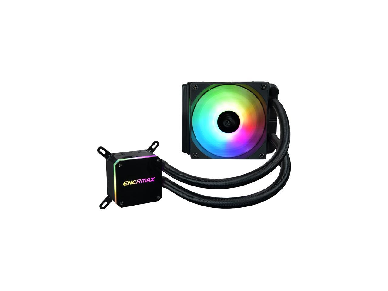 Enermax Liqmax Iii Argb 120, Addressable Rgb All-In-One Cpu Liquid Cooler For Am4 / Lga1200, 120Mm