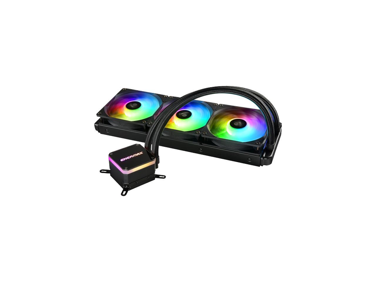 Enermax Liqmax Iii Argb 360, Addressable Rgb All-In-One Cpu Liquid Cooler For Am4 / Lga1200, 360Mm