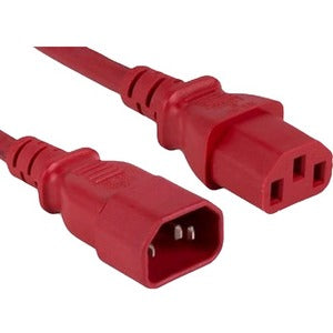 ENET Power Extension Cord C13C14-RD-1.5M-ENC
