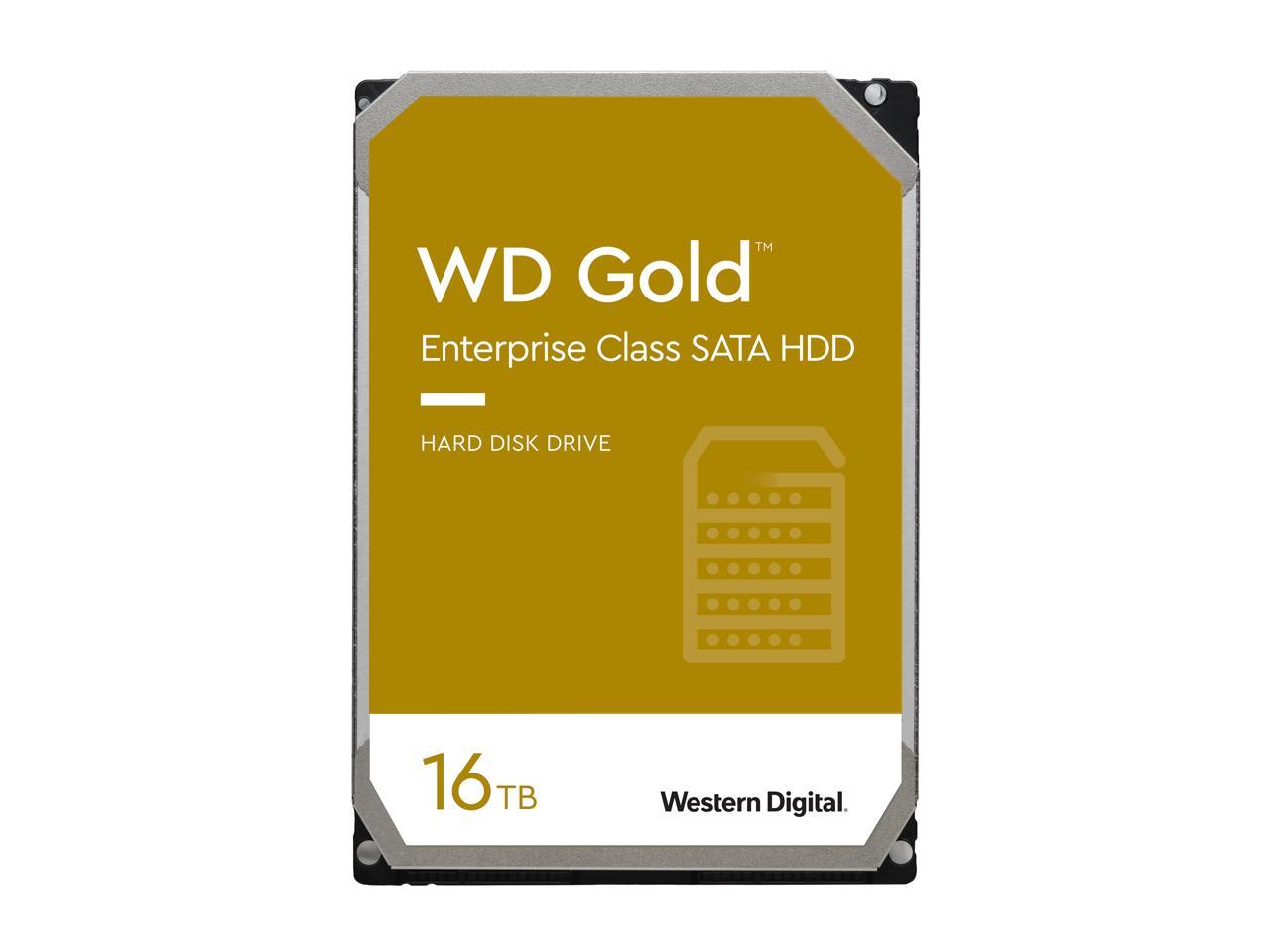 Enterprise Hard Drive - 16TB WD Gold SATA HDD Storage | Western Digital WD161KRYZ