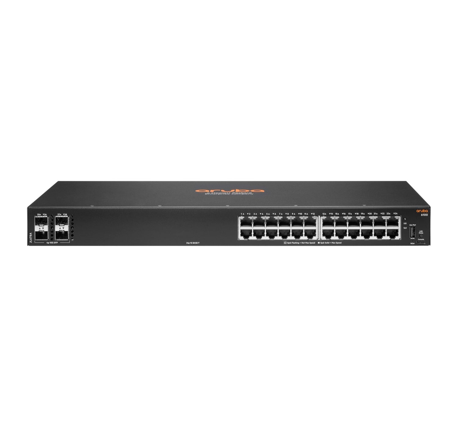 Entry Level Access Switch - HPE Aruba CX 6100 24G 4SFP+ SMB Networks | Tecisoft JL678A#ABA