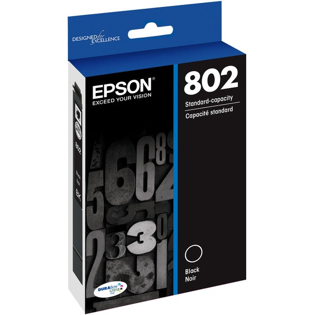 Epson Durabrite Ultra 802 Original Ink Cartridge - Black