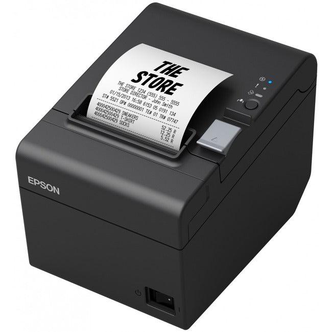 Epson TM-T20III Direct Thermal Printer - Monochrome - Portable - Receipt Print - USB - Serial - Black - 9.84 in/s Mono - 3.15 Label Width" C31CH51001