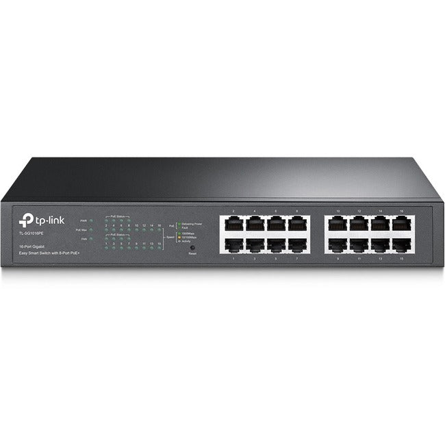 Ethernet Switches - 16 Gigabit PoE+ Easy Smart Switch | TP-Link TL-SG1016PE