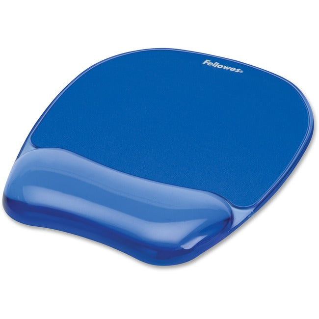 Fellowes Crystals Gel Mouse Pad Wrist Rest - Ergonomic Support Non-Skid | Fellowes 91141
