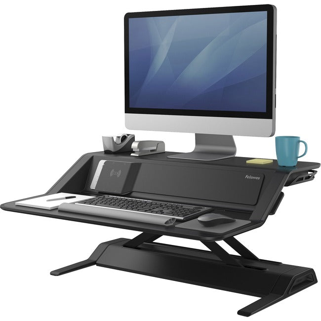 Fellowes Lotus™ DX Sit-Stand Workstation - Black 8080301