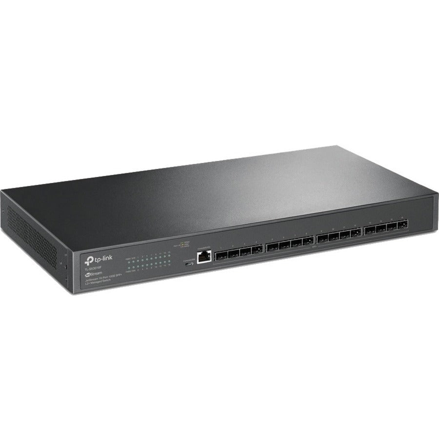 Fiber Ethernet Switches - 10GE SFP+ Managed Switch | TP LINK TL-SX3016F