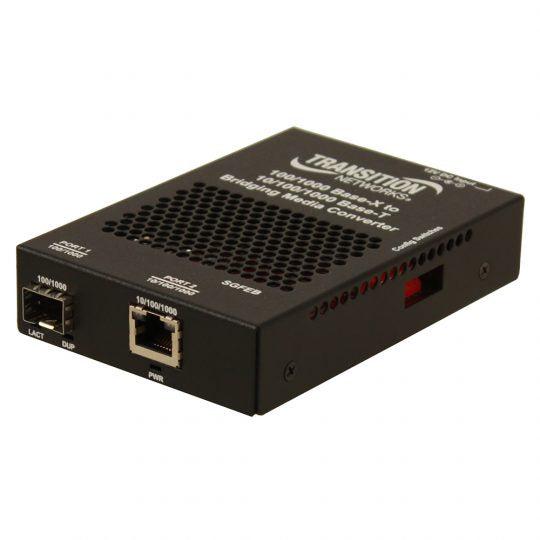 Fiber Ethernet Switches - SGFEB1040 Dual SFP Media Converter | TecisOft SGFEB1040-230-NA